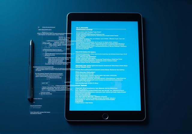 A CV on a laptop being reviewed alongside a printed job description